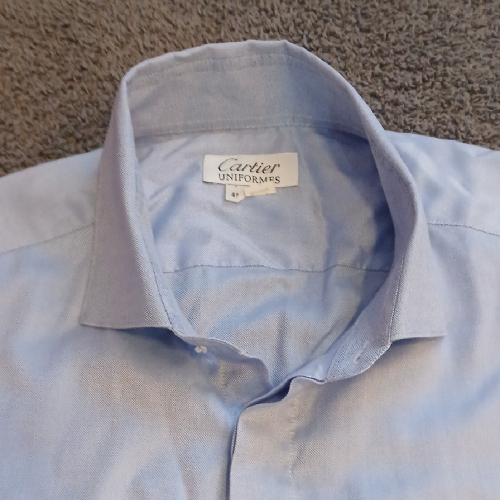 Cartier Light Blue Dress Shirt